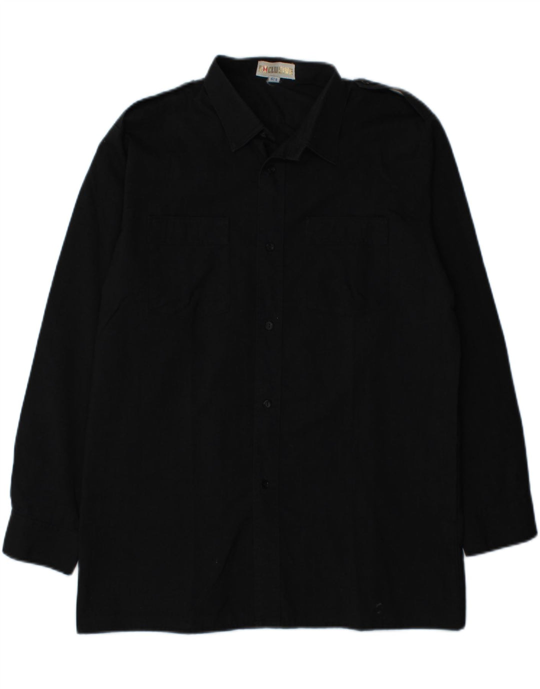 EXCLUSIVE Mens Shirt Size 41 Large Black Vintage Exclusive and Second-Hand Exclusive from Messina Hembry 