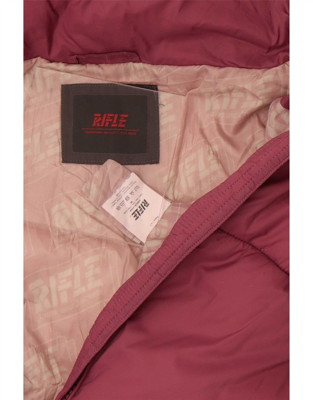 Rifle Dame Polstret Jakke UK 14 Medium Lilla Polyamid