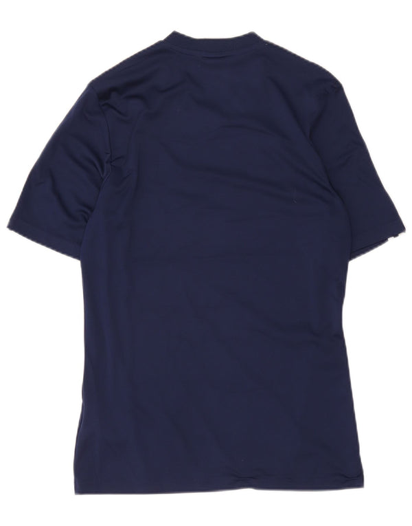 Adidas T-shirt top til mænd, lille marineblå polyester