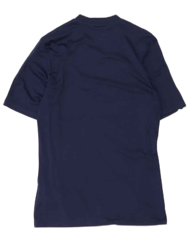 Adidas T-shirt top til mænd, lille marineblå polyester