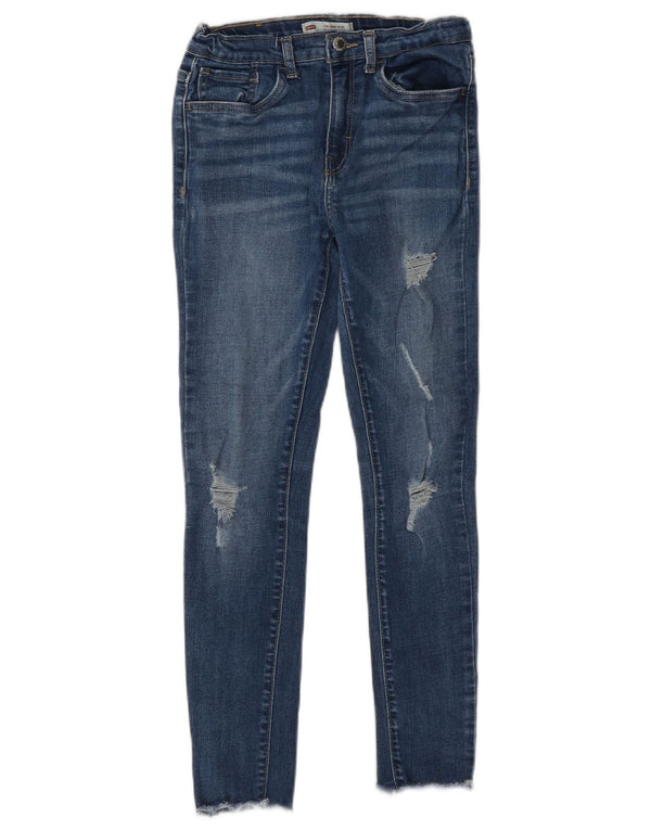 Levi's Girls 720 High Waist Super Skinny Jeans 11-12 år W24 L26 Blå