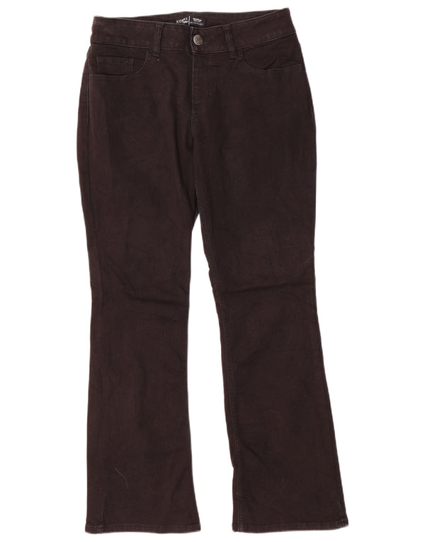 Lee Womens Riders Mid Rise Bootcut Jeans US 8 Medium W30 L29 Black Bomuld