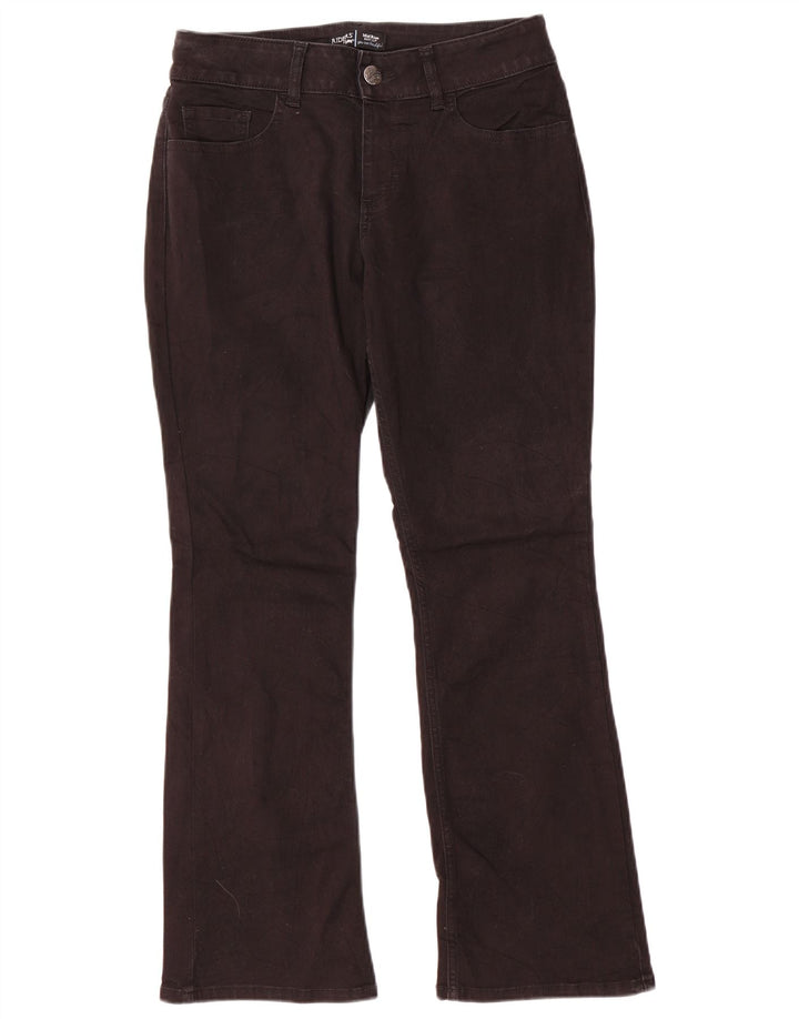 Lee Womens Riders Mid Rise Bootcut Jeans US 8 Medium W30 L29 Black Bomuld