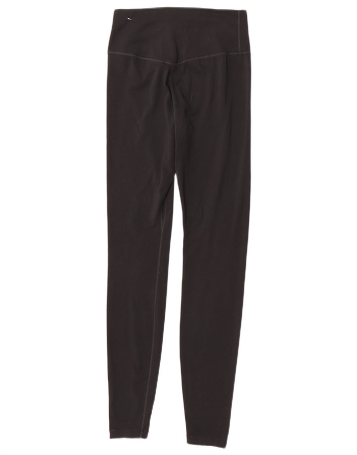Nike Dame Dri Fit Leggings UK 4 XS Sort Polyester
