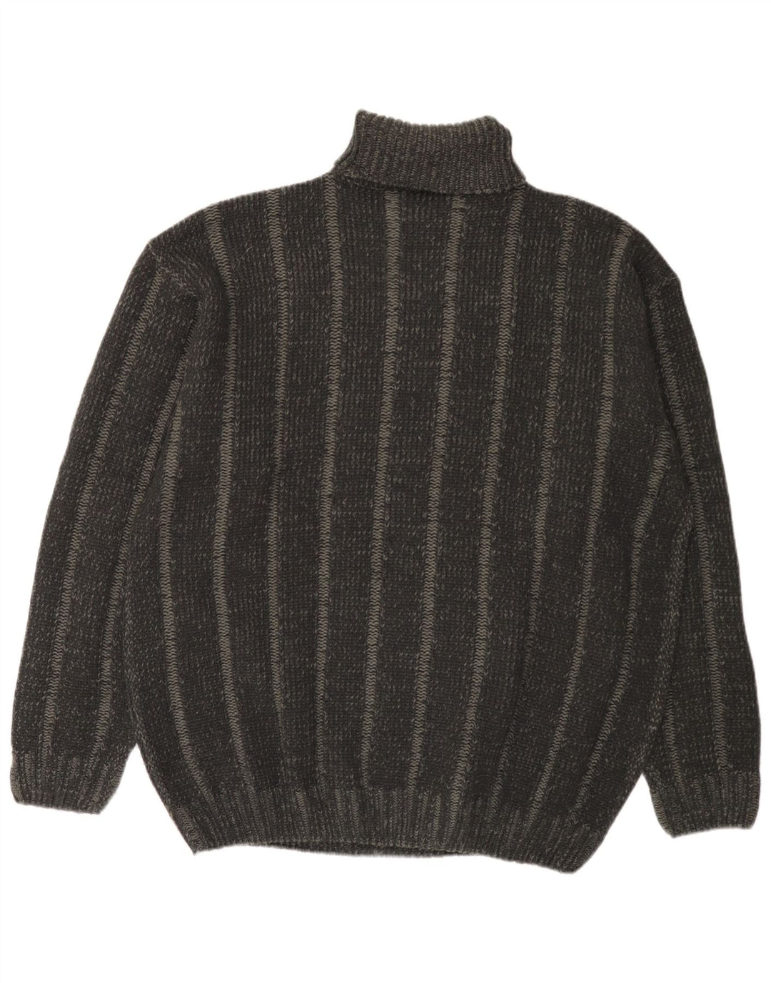 Canda Herre Roll Neck Jumper Sweater 2XL Grå Argyle/Diamond Akryl