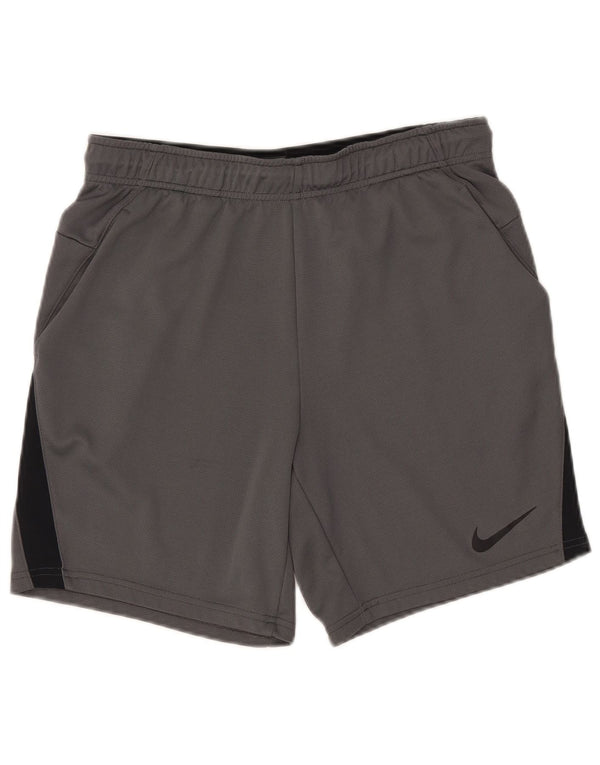 Nike Herre Dri Fit Sportshorts Medium Grey Colourblock Polyester