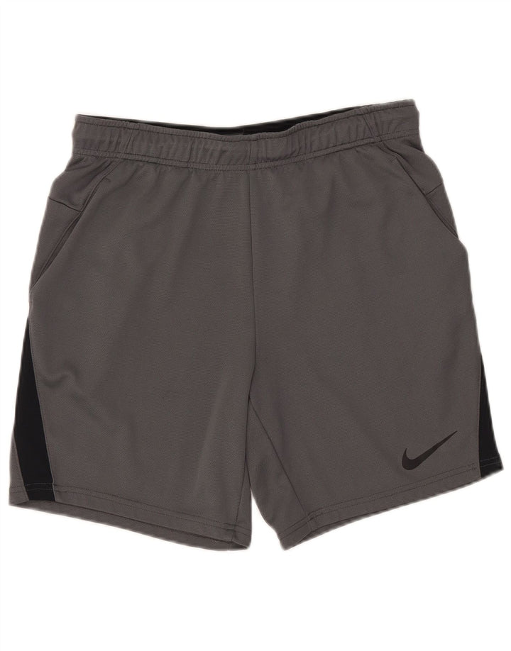 Nike Herre Dri Fit Sportshorts Medium Grey Colourblock Polyester