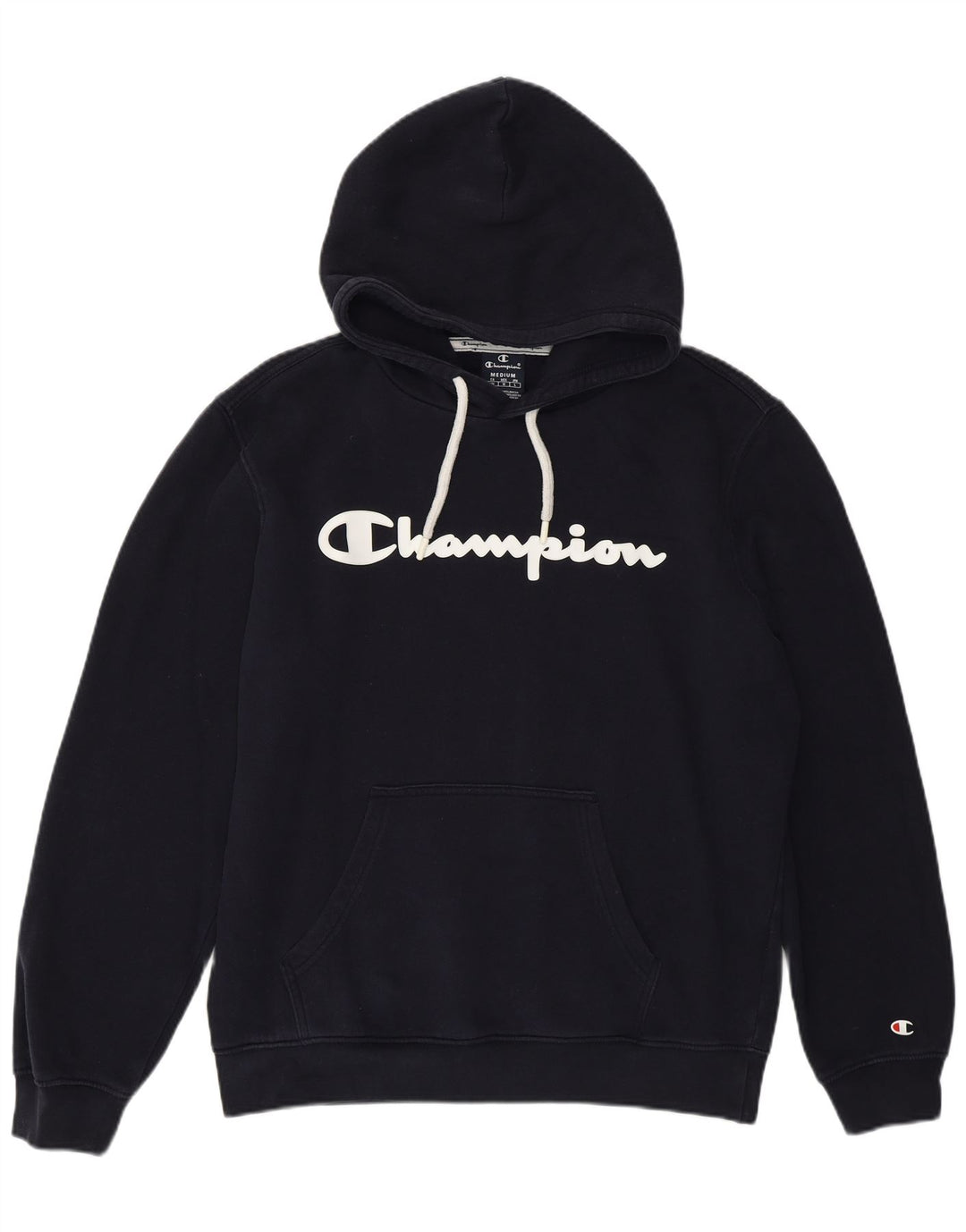 Champion Herre grafisk hættetrøje Jumper Medium marineblå bomuld