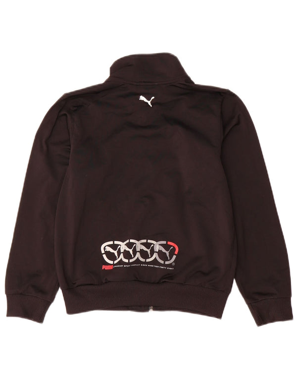 PUMA drenge grafisk træningsdragt topjakke 7-8 år sort