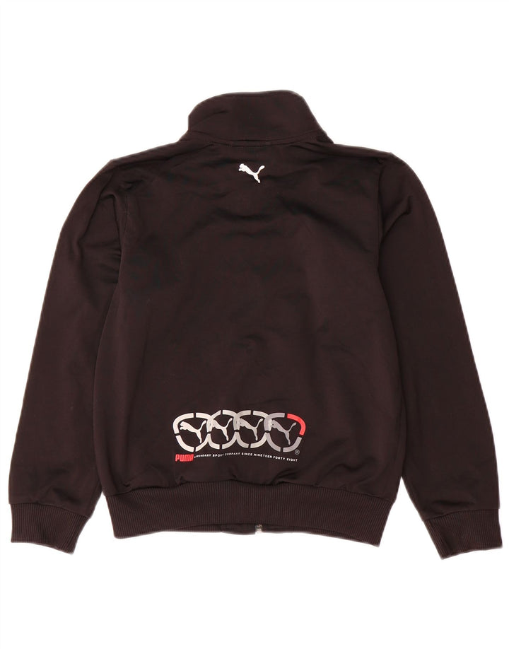 PUMA drenge grafisk træningsdragt topjakke 7-8 år sort