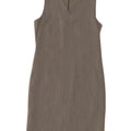 Næste Dame Ærmeløs Skede Kjole UK 8 Small Grey Cupro