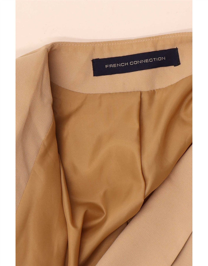French Connection Dame 3/4-ærmet blazerjakke UK 14 Medium Beige