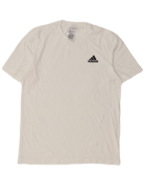 Adidas Herre T-Shirt Top XS Hvid Bomuld