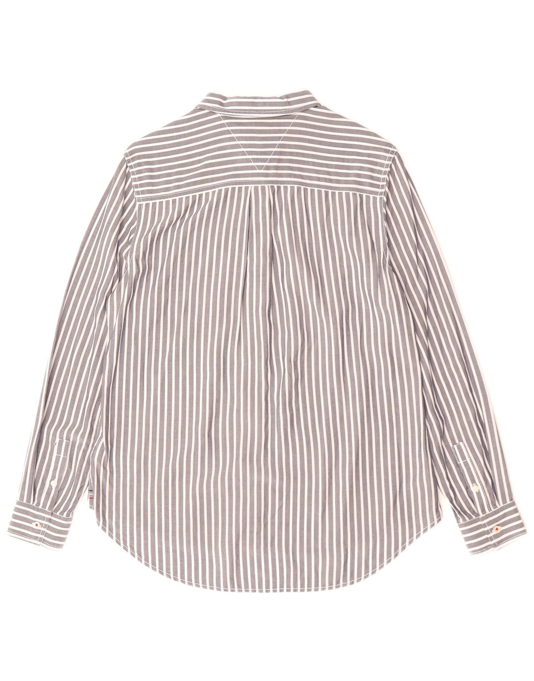 Tommy Hilfiger Dameskjorte UK 14 Medium Grå Stribet Bomuld