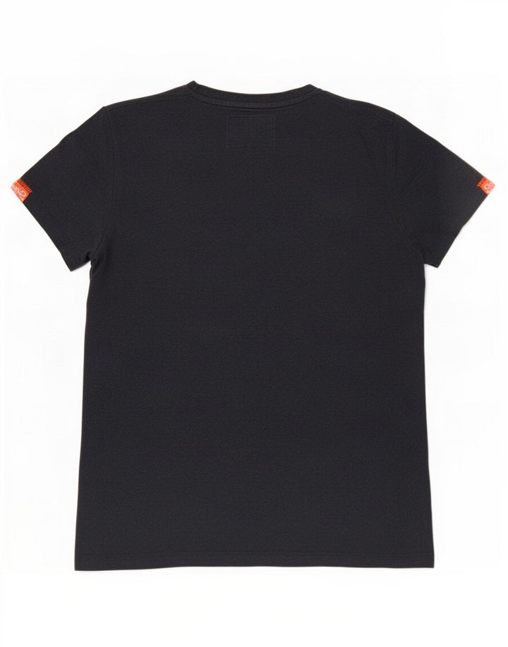 Superdry T-shirt top til mænd, lille grå bomuld