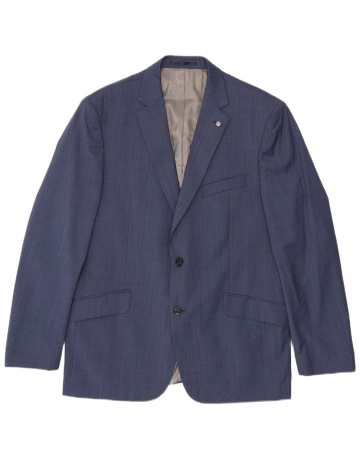 Engbers Herre 2 Knaps Blazer Jakke IT 54 2XL Blå Polyester