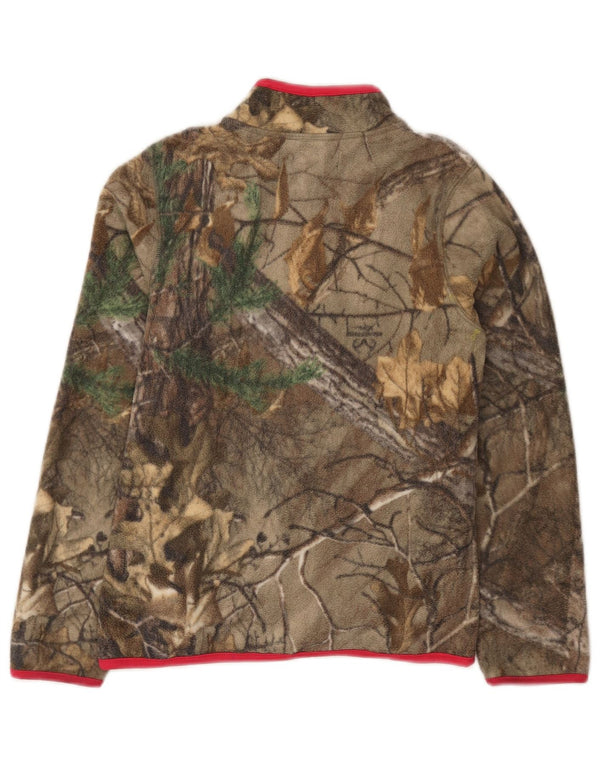 Realtree Girls Fleecejakke 10-11 År Stor Khaki Camouflage Polyester