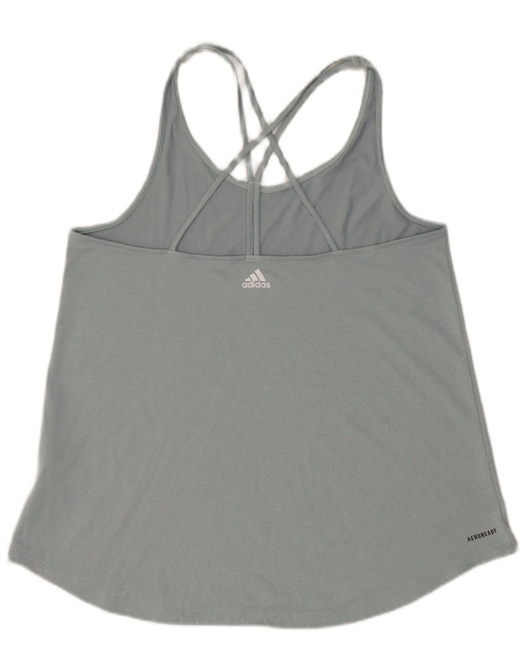 Adidas Dame Aeroready Vest Top UK 14 Large Grå Polyester
