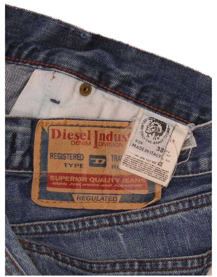 Diesel Herre Denim Shorts W38 XL Blå Bomuld