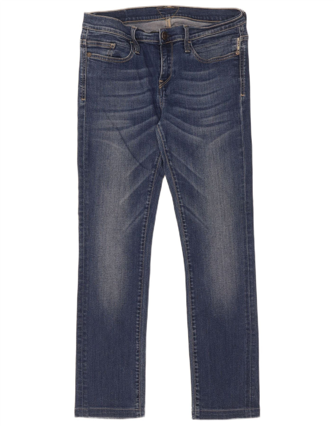 Meltin' Pot Dame Straight Jeans W32 L28 Blå Bomuld