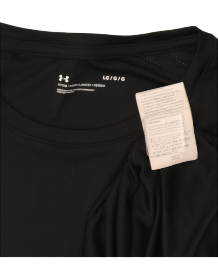Under Armour Herre Top Langærmet Stor Sort Polyester