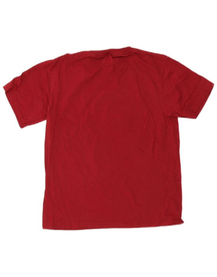 Champion Boys Grafisk T-Shirt Top 7-8 år Medium Rød