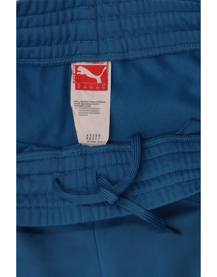 Puma træningsdragt bukser til kvinder UK 12 Medium Blue Polyester