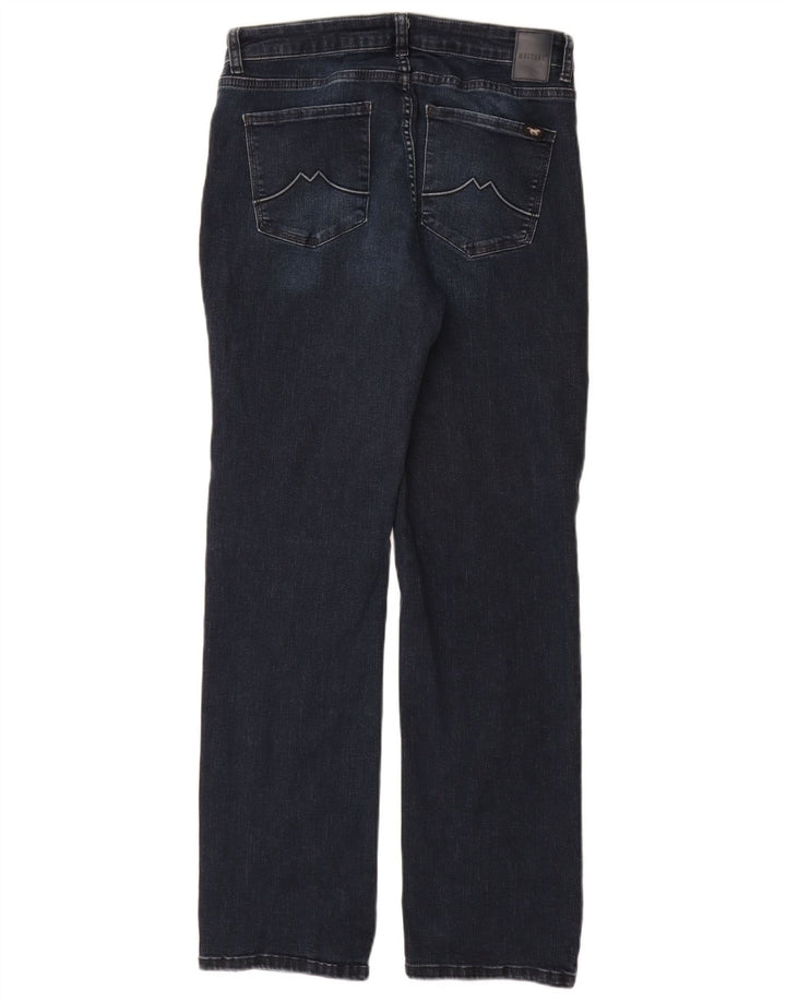 MUSTANG Dame Relaxed Fit Straight Jeans W32 L32 Marineblå Bomuld