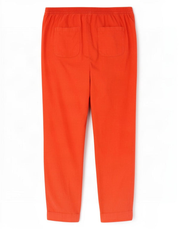 Marks & Spencer koniske chinobukser til kvinder UK 14 Large W32 L27 Orange