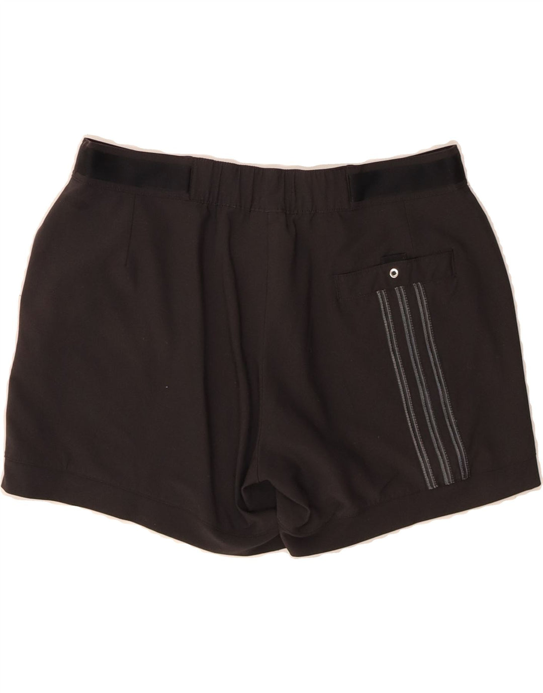 ADIDAS Womens Clima 365 Chino Shorts UK 14 Medium W30 Black Polyester Vintage Adidas and Second-Hand Adidas from Messina Hembry 