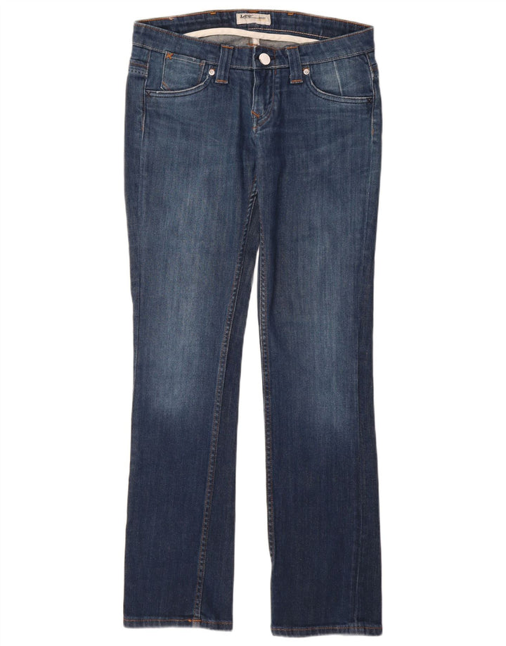 LEE Dame Selah Straight Straight Jeans W28 L31 Blå Bomuld
