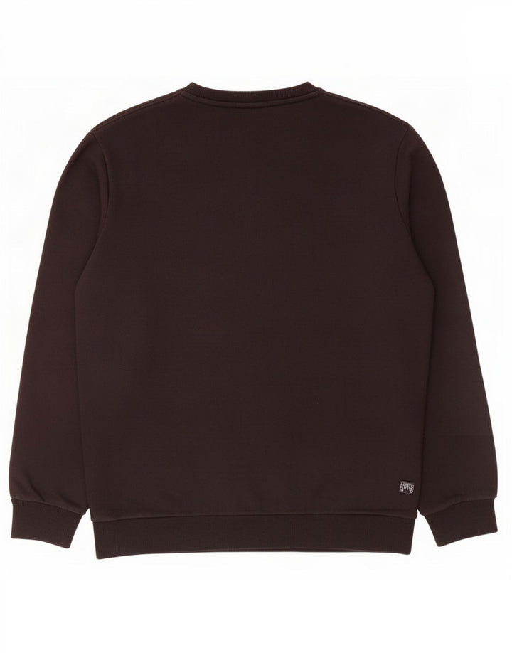 Puma Herre Grafisk Sweatshirt Jumper Medium Sort Bomuld