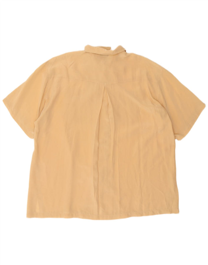 Marella Dame Oversized Kortærmet Skjorte Bluse IT 42 Medium Beige