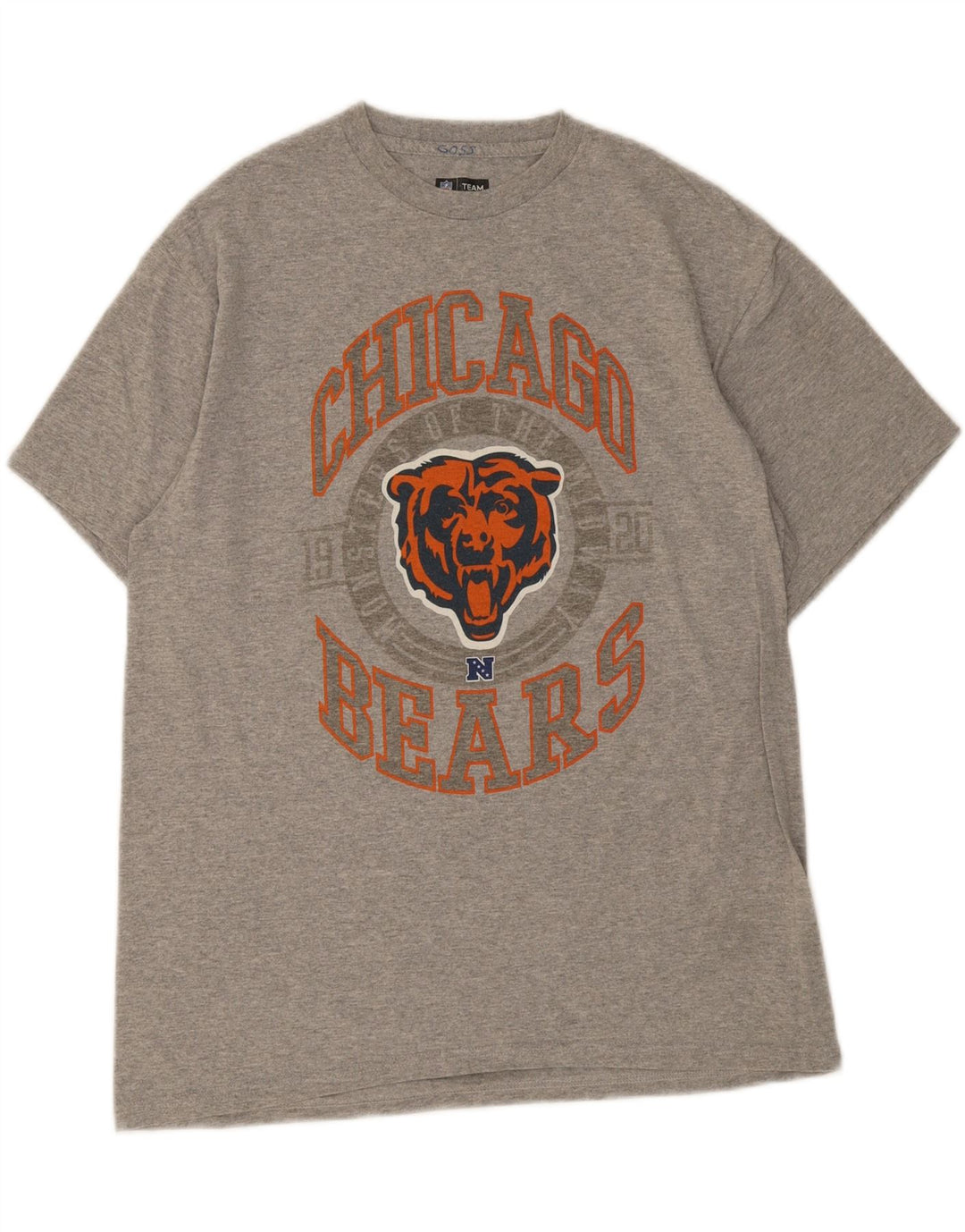 NFL Mens Chicago Bears Graphic T-Shirt Top Large Grey Cotton Vintage NFL and Second-Hand NFL from Messina Hembry 