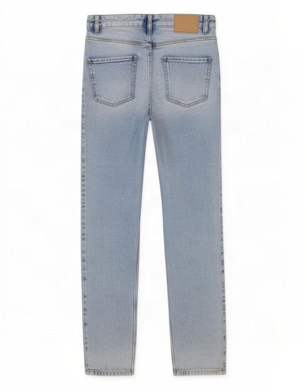 Zara Dame Højtaljede tilspidsede Jeans EU 32 2XS W22 L27 Blå Bomuld