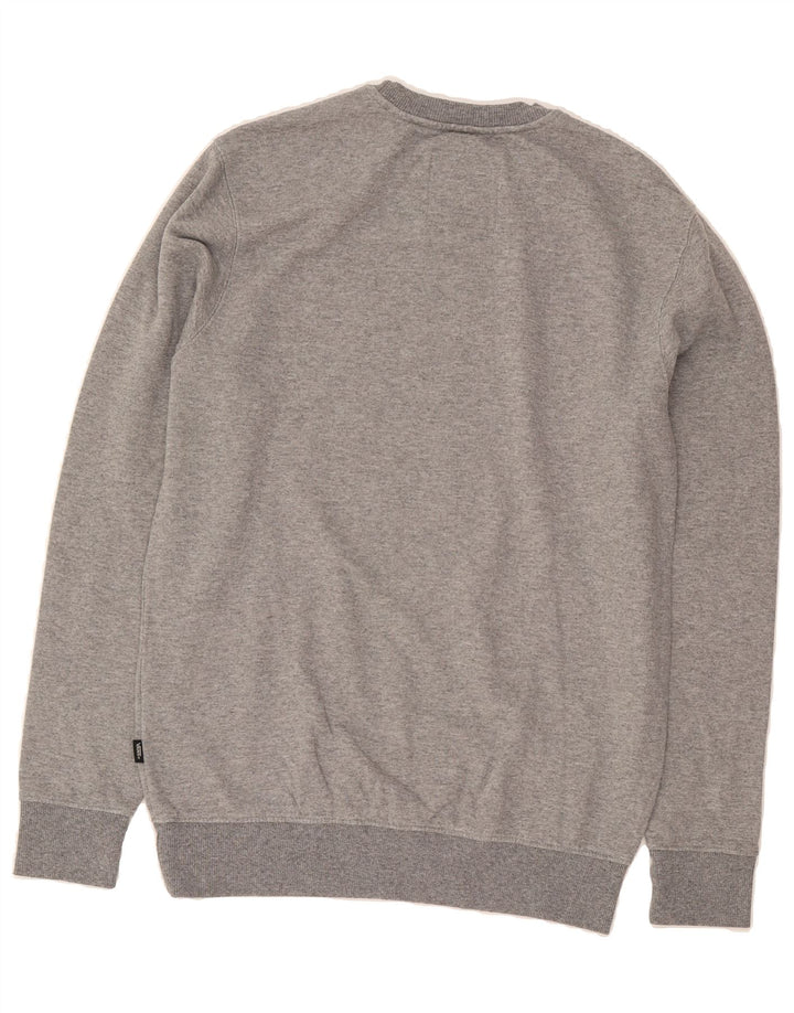 VANS Mens Graphic Sweatshirt Jumper Small Grey Cotton Vintage Vans and Second-Hand Vans from Messina Hembry 