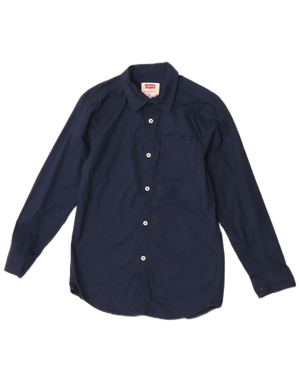 Levi's drengeskjorte 10-11 år medium marineblå bomuld