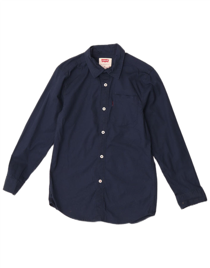 Levi's drengeskjorte 10-11 år medium marineblå bomuld