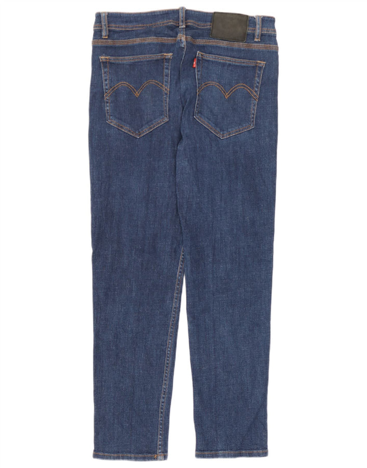 Levi's Slim Jeans til mænd W32 L27 marineblå bomuld
