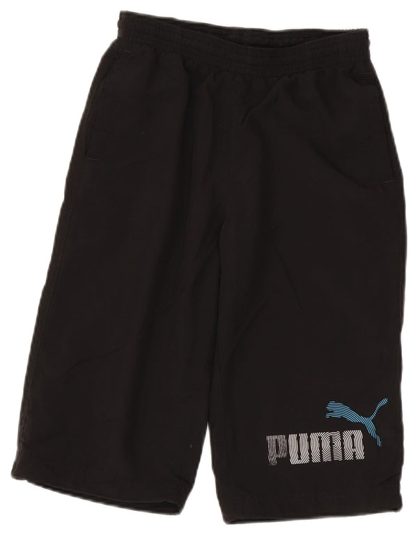 Puma Boys Graphic Bermuda Sportshorts 11-12 år Sort