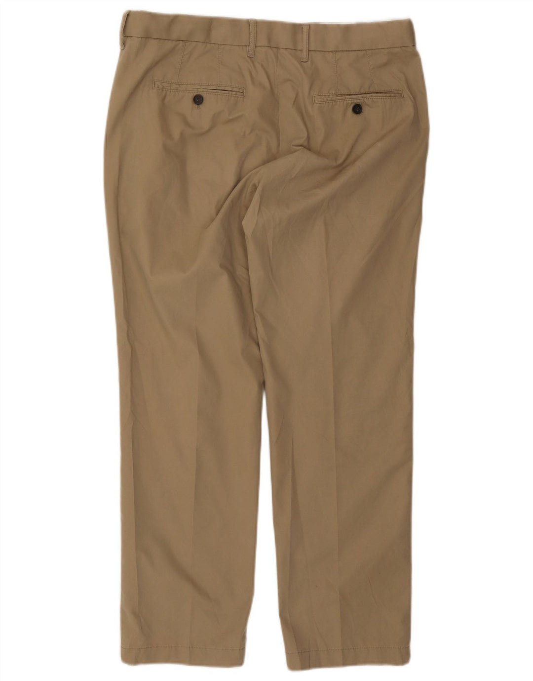 Marks & Spencer Herre Regular Fit Chinobukser W36 L29 Beige Bomuld