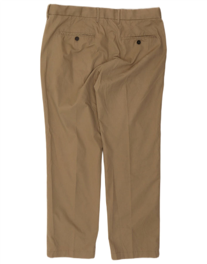 Marks & Spencer Herre Regular Fit Chinobukser W36 L29 Beige Bomuld