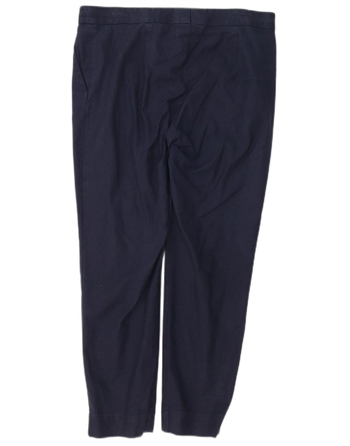 COS Dame Slim Fit Suit Bukser EU 42 Large W34 L27 Marineblå Bomuld
