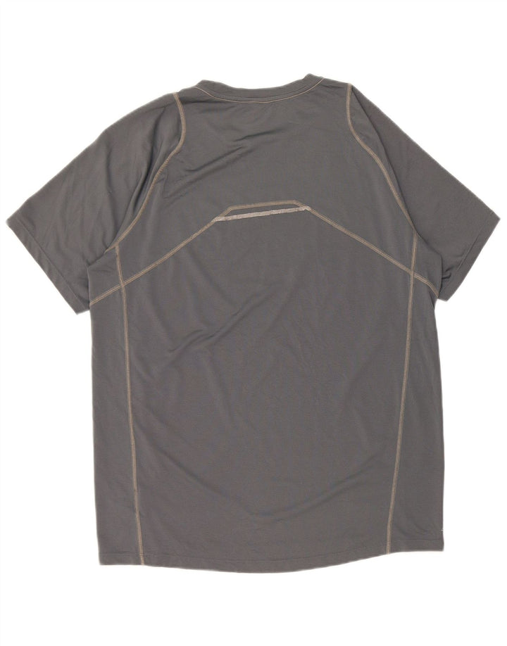 New Balance Herre grafisk T-shirt Top mellemgrå polyester