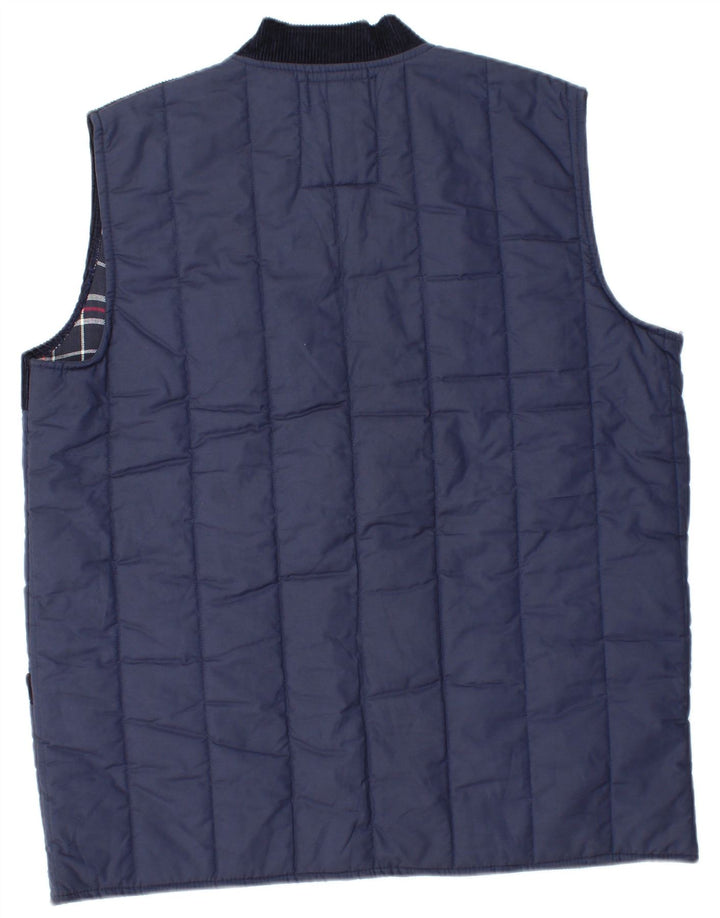 Oxford Blue Herre Polstret Gilet UK 38 Medium Navy Blue Polyester