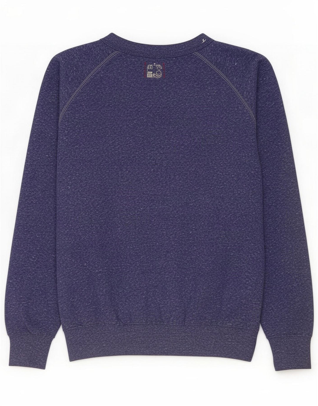 Replay Herre Grafisk Sweatshirt Jumper Medium Blå Polyester
