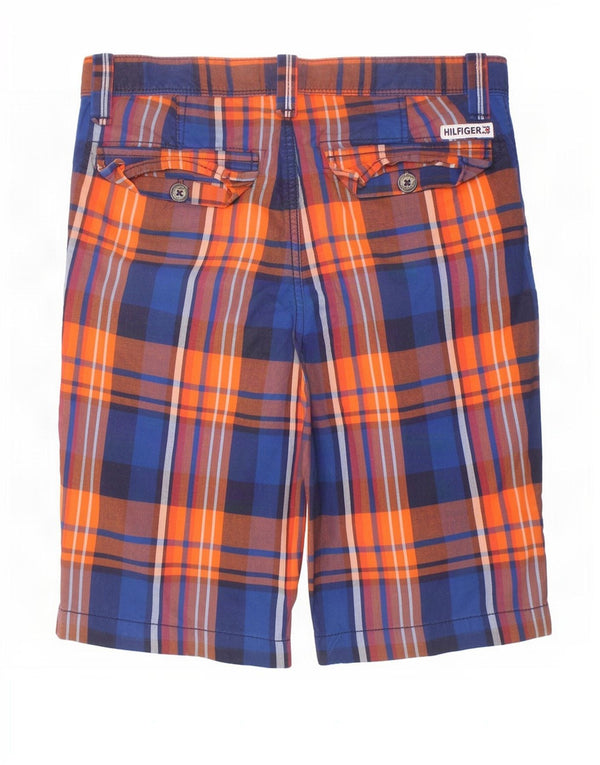 Tommy Hilfiger Chino-shorts til drenge 15-16 år W30 Flerfarvet ternet bomuld