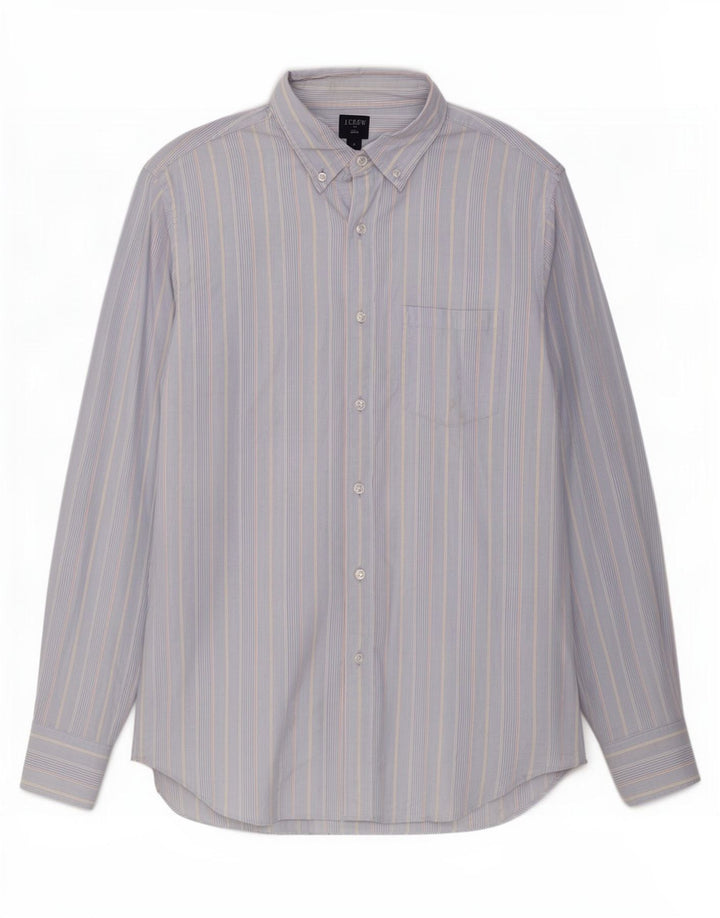 J. Crew Herreskjorte Medium Blue Pinstripe Bomuld