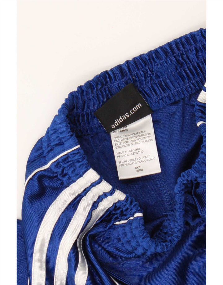 Adidas drenge sportsshorts 7-8 år XS blå polyester