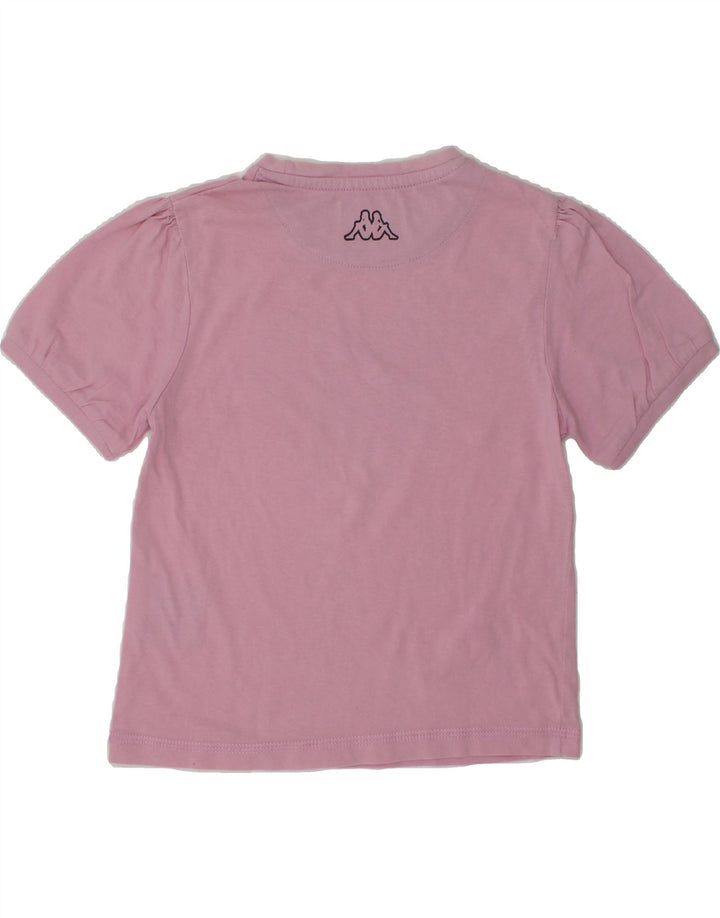 KAPPA Girls Graphic T-Shirt Top 3-4 Years Purple Cotton | Vintage Kappa | Thrift | Second-Hand Kappa | Used Clothing | Messina Hembry 